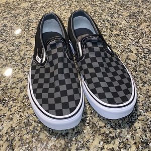Vans Checkerboard Slip Ons in size Womens 9, Mens 7.5